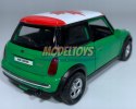 MINI COOPER zielony 1:34 Welly 49766F