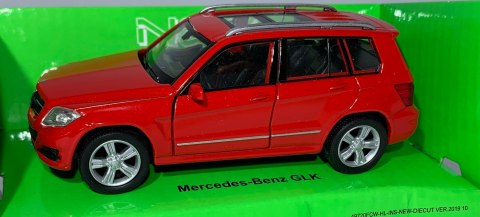 Mercedes-Benz GLK czerwony 1:34 Welly 43684F