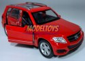 Mercedes-Benz GLK czerwony 1:34 Welly 43684F