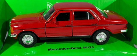 Mercedes-Benz W123 czerwony 1:34 Welly 43686F