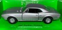 Pontiac Firebird 1967 srebrny 1:34 Welly 43715