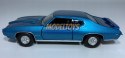 Pontiac GTO 1969 niebieski 1:34 Welly 43714F