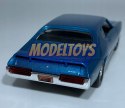 Pontiac GTO 1969 niebieski 1:34 Welly 43714F