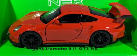 Porsche 911 GT3 RS 2016 red 1:34 Welly 43746F