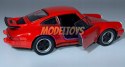 Porsche 911 Turbo czerwone 1:34 Welly 43683