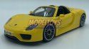 Porsche 918 Spyder yellow 1:24 model Bburago 21076