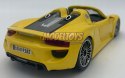 Porsche 918 Spyder yellow 1:24 model Bburago 21076