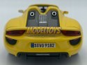 Porsche 918 Spyder yellow 1:24 model Bburago 21076