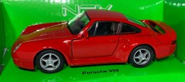 Porsche 959 czerwone 1:34 Welly 43737