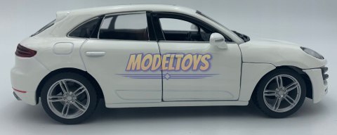 Porsche Macan white 1:24 model Bburago 21077 SUV Porsche Macan white 1:24 model Bburago 21077 SUV
