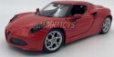 ALFA ROMEO 4C model metal WELLY 1:24