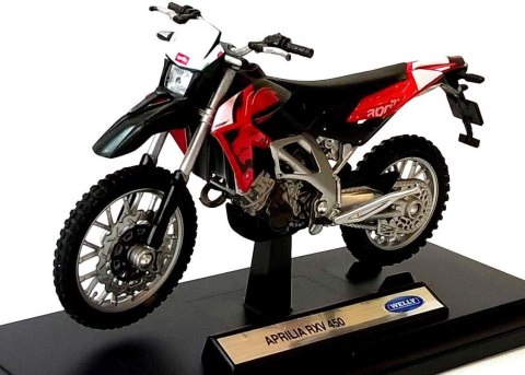 APRILIA RXV 450 motocykl model 1:18 Welly metalowy APRILIA RXV 450 motocykl model 1:18 Welly metalowy