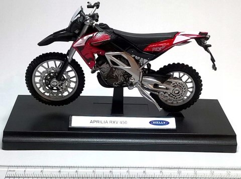 APRILIA RXV 450 motocykl model 1:18 Welly metalowy APRILIA RXV 450 motocykl model 1:18 Welly metalowy