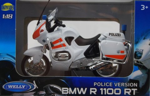 BMW R1100 RT Policja Polizei 1:18 Welly metalowy BMW R1100 RT Policja Polizei 1:18 Welly metalowy
