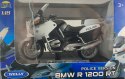 BMW R1200 RT Policja Polizei 1:18 Welly metalowy