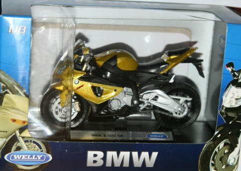 BMW S 1000RR motocykl model 1:18 Welly metalowy BMW S 1000RR motocykl model 1:18 Welly metalowy