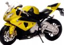 BMW S 1000RR motocykl model 1:18 Welly metalowy