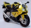 BMW S 1000RR motocykl model 1:18 Welly metalowy