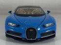 BUGATTI Chiron blue MODEL METAL WELLY 1:24