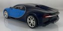 BUGATTI Chiron blue MODEL METAL WELLY 1:24