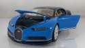 BUGATTI Chiron blue MODEL METAL WELLY 1:24