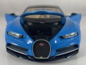 BUGATTI Chiron blue MODEL METAL WELLY 1:24