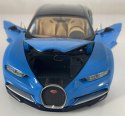 BUGATTI Chiron blue MODEL METAL WELLY 1:24