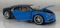 BUGATTI Chiron blue MODEL METAL WELLY 1:24