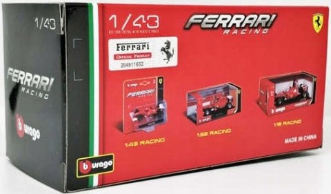Bolid F1 FERRARI SF1000 Tuscan Vettel BBurago 1:43 Bolid F1 FERRARI SF1000 Tuscan Vettel BBurago 1:43