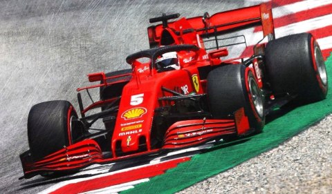 Bolid F1 Ferrari SF1000 Vettel 2020 BBurago 1:18 Bolid F1 Ferrari SF1000 Vettel 2020 BBurago 1:18