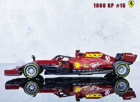 Bolid FERRARI SF1000 Tuscan Leclerc BBurago 1:43 Bolid FERRARI SF1000 Tuscan Leclerc BBurago 1:43