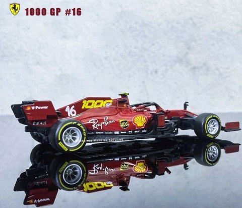 Bolid FERRARI SF1000 Tuscan Leclerc BBurago 1:43 Bolid FERRARI SF1000 Tuscan Leclerc BBurago 1:43