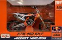 DUUŻY KTM 450 SX-F Red Bull J. Herlings 1:6 Maisto