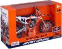 DUUŻY KTM 450 SX-F Red Bull J. Herlings 1:6 Maisto