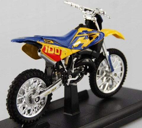 HUSQVARNA CR125 motocykl model 1:18 Welly metalowy HUSQVARNA CR125 motocykl model 1:18 Welly metalowy