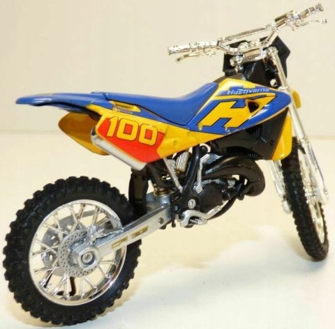 HUSQVARNA CR125 motocykl model 1:18 Welly metalowy HUSQVARNA CR125 motocykl model 1:18 Welly metalowy