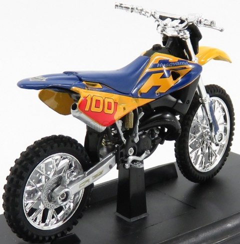 HUSQVARNA CR125 motocykl model 1:18 Welly metalowy HUSQVARNA CR125 motocykl model 1:18 Welly metalowy