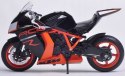 KTM 1190 RC8R motocykl model 1:10 Welly 68066