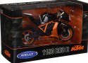 KTM 1190 RC8R motocykl model 1:10 Welly 68066