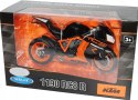 KTM 1190 RC8R motocykl model 1:10 Welly 68066