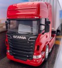 SCANIA V8 R730 z naczepą TIR model WELLY 1:32