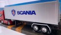 SCANIA V8 R730 z naczepą TIR model WELLY 1:32