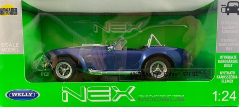 SHELBY Cobra 427 SC model metal WELLY 1:24 SHELBY Cobra 427 SC model metal WELLY 1:24