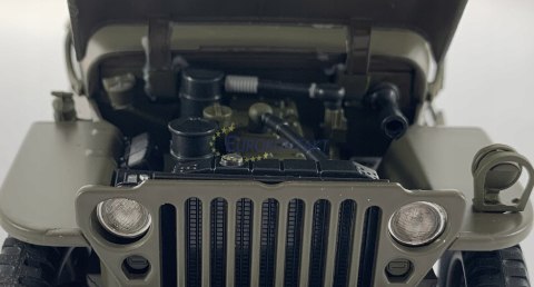 WILLYS Jeep II Wojna 1941 US Army 1:18 model WELLY WILLYS Jeep II Wojna 1941 US Army 1:18 model WELLY