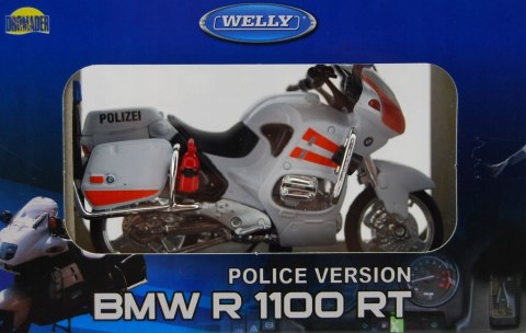 BMW R1100 RT Policja Polizei 1:18 Welly metalowy BMW R1100 RT Policja Polizei 1:18 Welly metalowy
