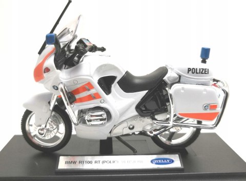 BMW R1100 RT Policja Polizei 1:18 Welly metalowy BMW R1100 RT Policja Polizei 1:18 Welly metalowy