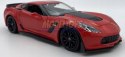 Chevrolet Corvette Z06 2017 metal model Welly 1:24