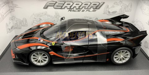 FERRARI FXX K black duży model 1:18 Bburago 16010 FERRARI FXX K black duży model 1:18 Bburago 16010