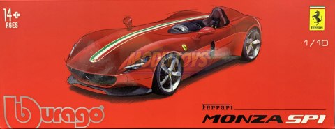FERRARI Monza SP1 red signature 1:18 Bburago 16909 FERRARI Monza SP1 red signature 1:18 Bburago 16909