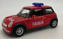 MINI COOPER 1300 straż 1:34 Welly 49766F